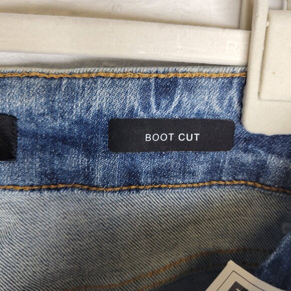 Judy Blue Women's Junior's Size 3 Jeans Boot Cut High Waist Raw Hem - Picture 8 of 9